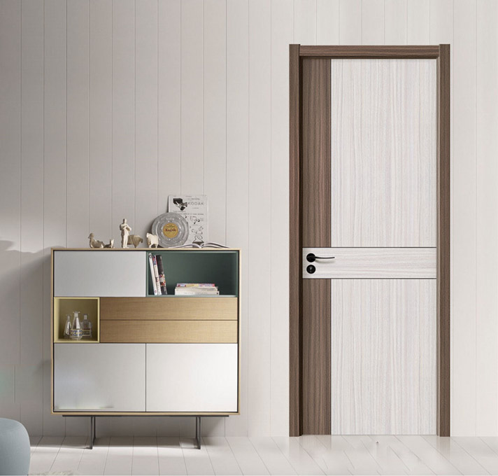 重慶鑫順來X-2605雕花拼貼叉色烤漆門