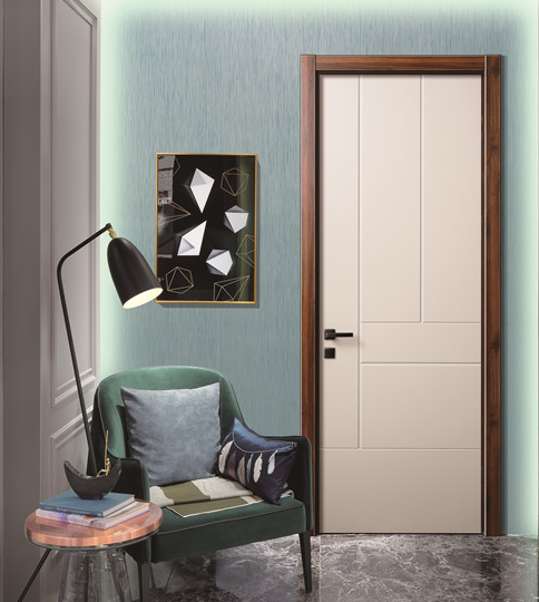 熱銷(xiāo)混搭鑫順來(lái)X-4010實(shí)木烤漆門(mén)