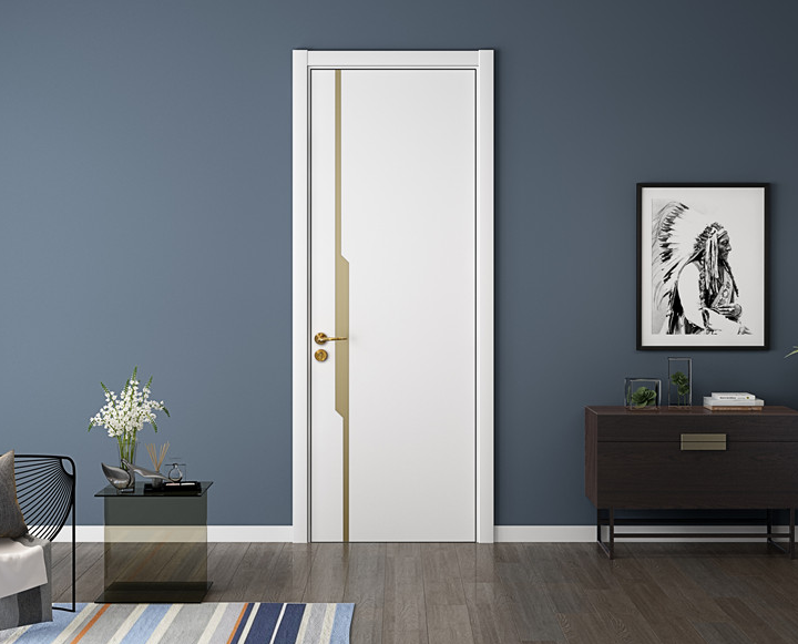 鑫順來(lái)X-4012雕花實(shí)木烤漆門(mén)