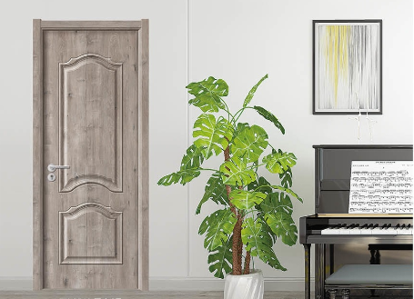 廠價直銷鑫順來X-4017零度平開實木烤漆門