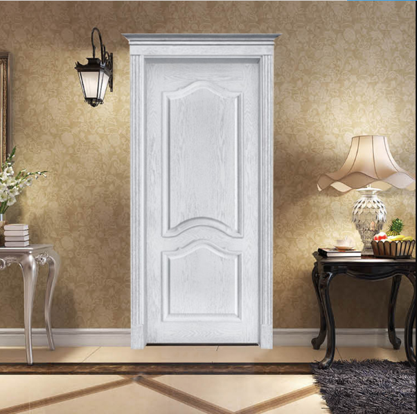 廠價直銷愉心X-2220平開雕花實木開放門