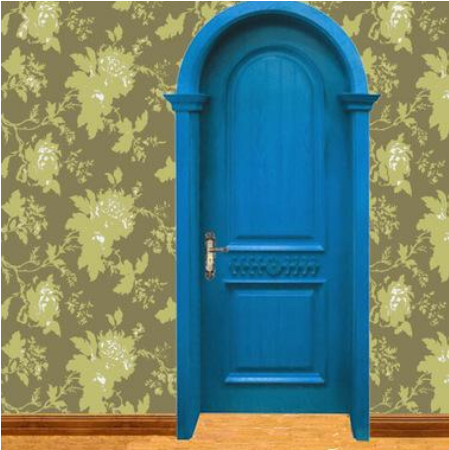 廠家直銷鑫順來X-4013帶圓弧實木烤漆門