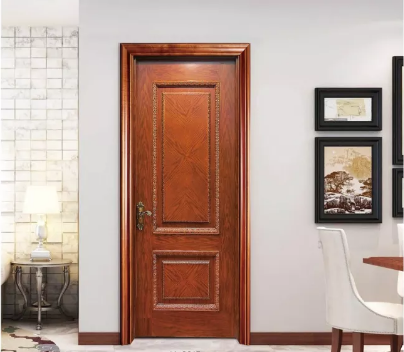 廠家推薦愉心X-4085拼貼外扣實木烤漆門