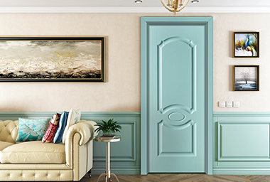 廠價直銷鑫順來X-6075平開實木烤漆門