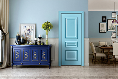 廠價直銷鑫順來X-6059平開扣線實木烤漆門