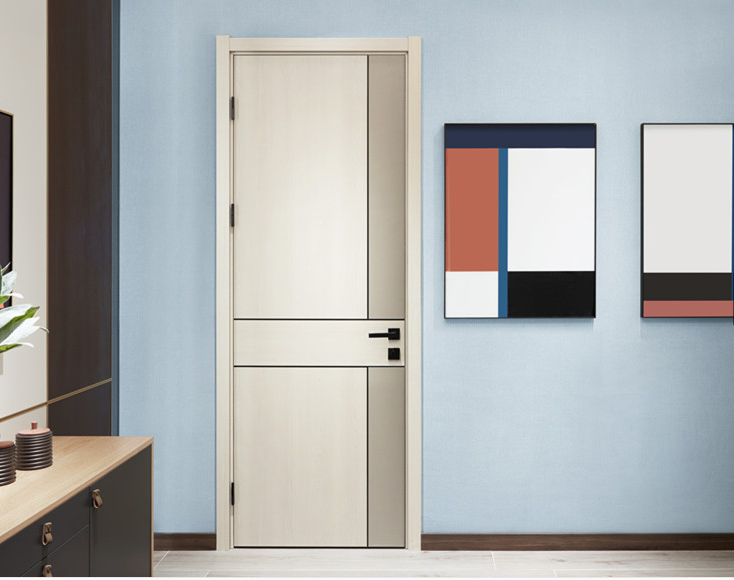 廠價(jià)直銷鑫順來X-6047平開實(shí)木烤漆門