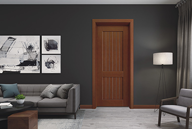 廠價直銷鑫順來X-7013平開實木烤漆門