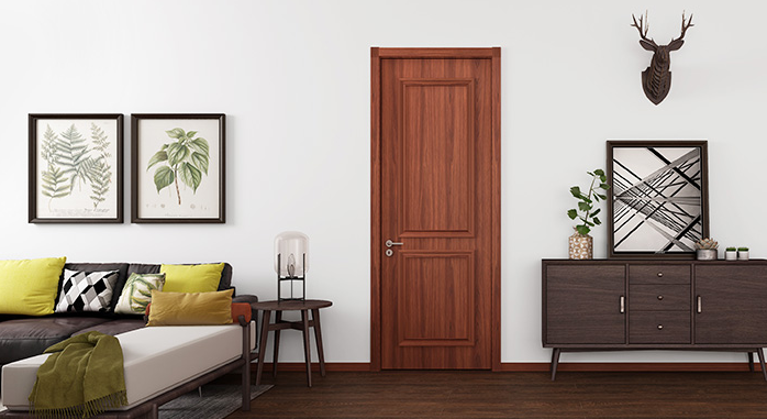 廠價直銷鑫順來X-8010平開外扣實木烤漆門