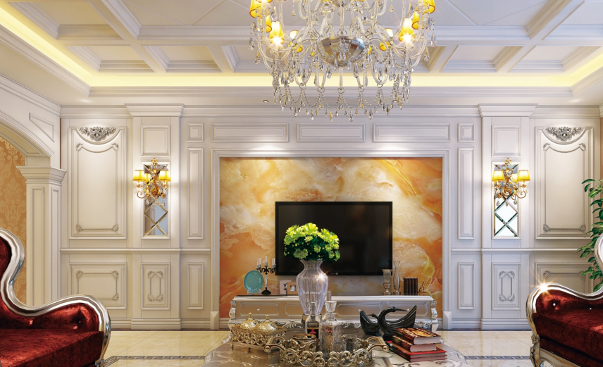 廠價熱賣鑫順來XSL-2102實色豪華電視墻