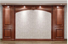 廠價熱銷鑫順來XSL-2137中式豪華電視墻