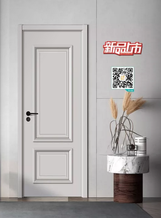 廠價(jià)新款鑫順來21-101掃碼豪華扣線木門，掃二維碼看裝修風(fēng)格