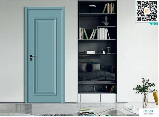 廠價(jià)新款鑫順來21-101掃碼豪華扣線地中海式木門，掃二維碼看裝修風(fēng)格